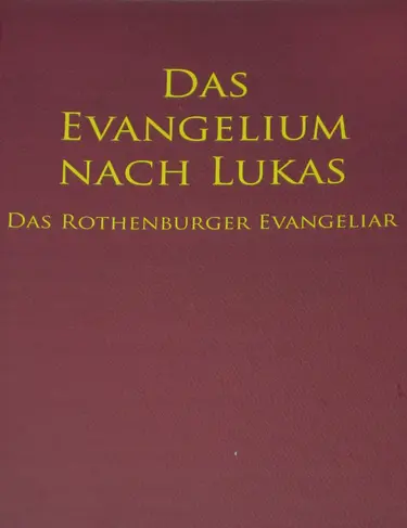 Das Lukas Evangeliar als Buch